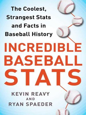 cover image of Incredible Baseball Stats: the Coolest, Strangest Stats and Facts in Baseball History